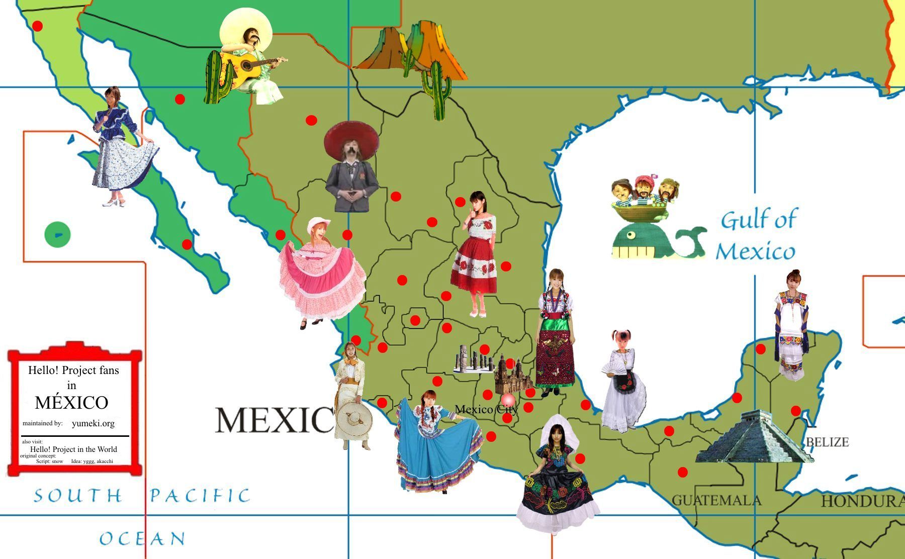 Mapa De Las Culturas De Mexico