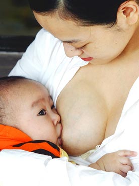 Yodo radioactivo encontrado en leche materna