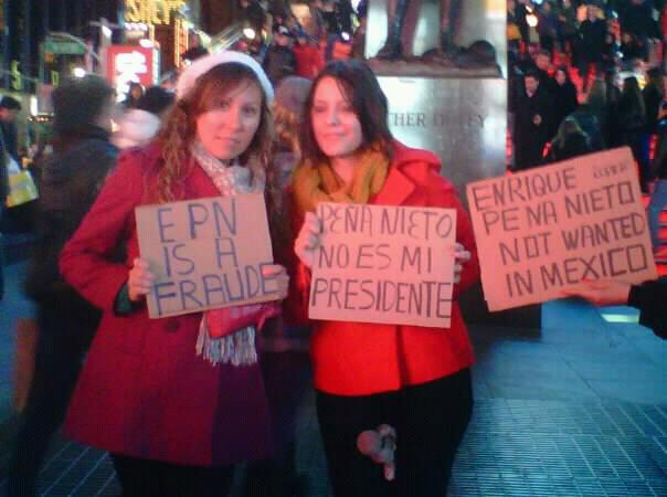 mexico-protests-time-square