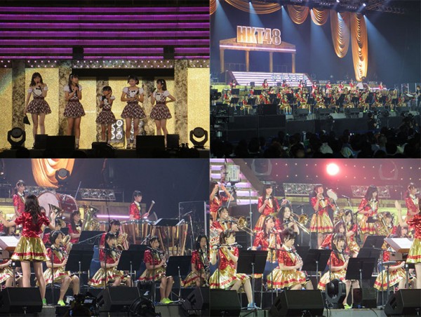En el mismo concierto, HKT48 presentó a sus integrantes más jóvenes y a su banda de música.