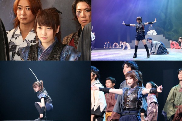 El 11 de septiembre la ex-AKB48, Rina Kawaei tuvo su debut protagónico en la obra de teatro "AZUMI bakumatsu-hen"