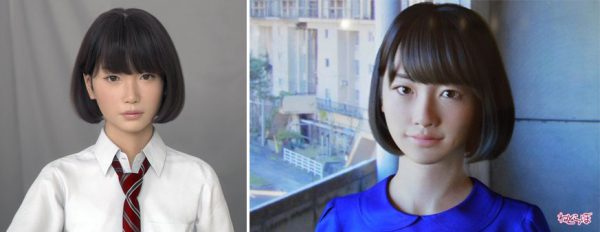 "Saya", la colegiala hiperrealista elaborada en CGI fue presentada ahora en movimiento en la CEATEC 