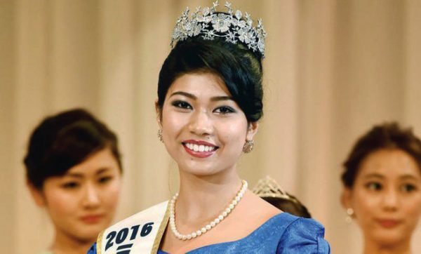 Descendiente hindú se corona «Miss mundo Japón 2016»