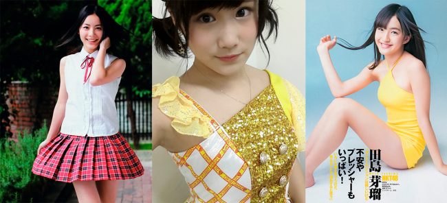  Jurina Matsui (SKE48), Eriko Jo (NMB48) y Meru Tashima (HKT48)