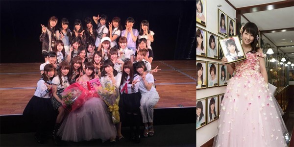 Rina Kawaei ofreció su último stage en el teatro de Akihabara el 4 de agosto, luego de su ceremonia de graduación celebrada el 2 de agosto.