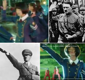 Wotas comparan algunas poses de las chicas Keyakizaka con las que hacía Adolph Hitler